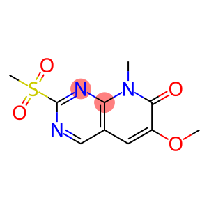 Pyrido[2,3-d]pyrimidin-7(8H)-one,  6-methoxy-8-methyl-2-(methylsulfonyl)-