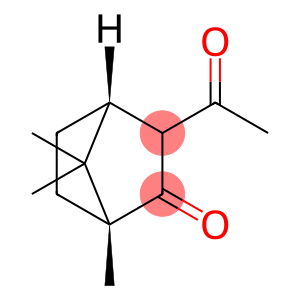 Bicyclo[2.2.1]heptan-2-one, 3-acetyl-1,7,7-trimethyl-, (1R,4R)- (9CI)