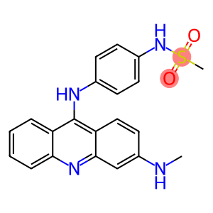 N-[4-[3-(Methylamino)-9-acridinylamino]phenyl]methanesulfonamide