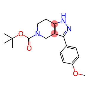 TERT-BUTYL 3-(4-METHOXYPHENYL)-6,7-DIHYDRO-1H-PYRAZOLO[4,3-C]PYRIDINE-5(4H)-CARBOXYLATE