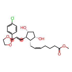 (Z)-7-[(1R)-2β-[(E)-2-[2-(4-Chlorophenyl)-1,3-dioxolan-2-yl]ethenyl]-3α,5α-dihydroxycyclopentan-1α-yl]-5-heptenoic acid methyl ester