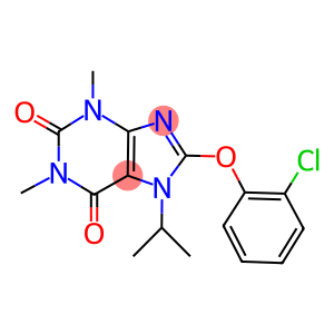 8-(2-chlorophenoxy)-7-isopropyl-1,3-dimethyl-3,7-dihydro-1H-purine-2,6-dione