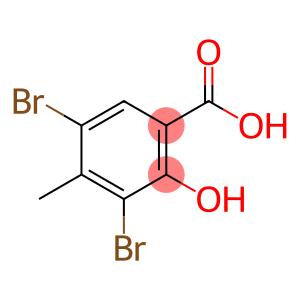 3,5-dibromo-2-hydroxy-4-methylbenzoic acid