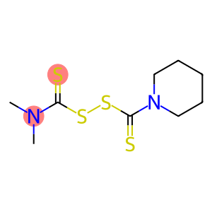 Methanethioamide, N,N-dimethyl-1-[(1-piperidinylthioxomethyl)dithio]- (9CI)