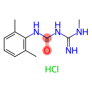 N-(2,6-xylyl)-N'-[imino(methylamino)methyl]urea hydrochloride