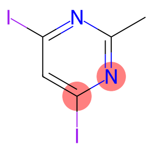 4,6-二碘-2-甲基嘧啶