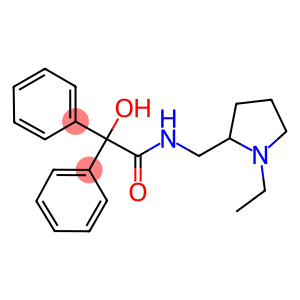 Benzeneacetamide, N-[(1-ethyl-2-pyrrolidinyl)methyl]-α-hydroxy-α-phenyl-