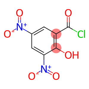 Benzoyl chloride, 2-hydroxy-3,5-dinitro-