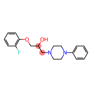 α-[(2-Fluorophenoxy)methyl]-4-phenyl-1-piperazineethanol