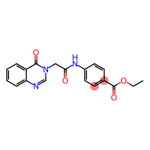 ethyl 4-{[(4-oxoquinazolin-3(4H)-yl)acetyl]amino}benzoate