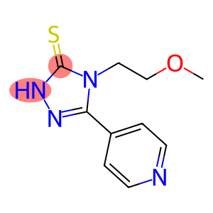 4-(2-METHOXY-ETHYL)-5-PYRIDIN-4-YL-4H-[1,2,4]TRIAZOLE-3-THIOL