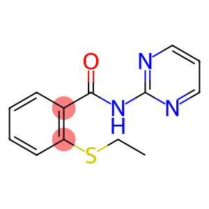 Benzamide, 2-(ethylthio)-N-2-pyrimidinyl- (9CI)