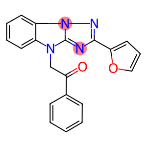 2-[2-(2-furyl)-4H-[1,2,4]triazolo[1,5-a]benzimidazol-4-yl]-1-phenylethanone