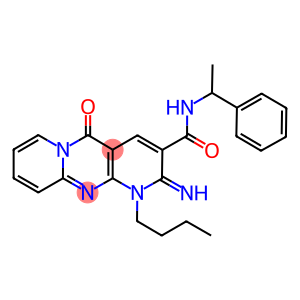 1-butyl-2-imino-5-oxo-N-(1-phenylethyl)-1,5-dihydro-2H-dipyrido[1,2-a:2,3-d]pyrimidine-3-carboxamide