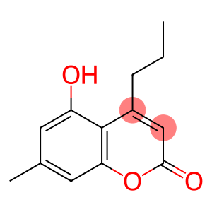 5-羟基-7-甲基-4-丙基-香豆素