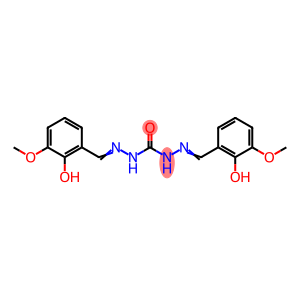 Carbonic dihydrazide, bis[(2-hydroxy-3-methoxyphenyl)methylene]- (9CI)