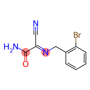 (E)-2-amino-N-(2-bromobenzyl)-2-oxoacetimidoyl cyanide