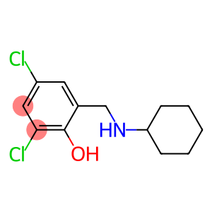 2,4-dichloro-6-[(cyclohexylamino)methyl]phenol