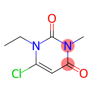2,4(1H,3H)-Pyrimidinedione, 6-chloro-1-ethyl-3-methyl-