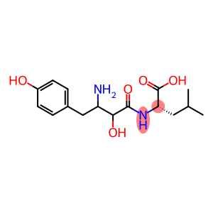 (2RS,3RS)-3-amino-2-hydroxy-4-p-hydroxyphenylbutanoyl-(S)-leucine