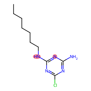 6-氯-N2-庚基-1,3,5-三嗪-2,4-二胺