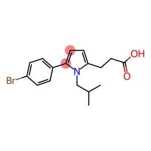 3-[5-(4-bromophenyl)-1-isobutyl-1H-pyrrol-2-yl]propanoic acid