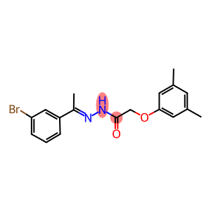 N'-[1-(3-bromophenyl)ethylidene]-2-(3,5-dimethylphenoxy)acetohydrazide