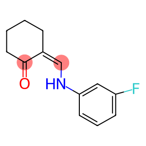 2-[(3-fluoroanilino)methylene]cyclohexanone