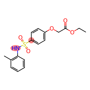 ethyl [4-(2-toluidinosulfonyl)phenoxy]acetate