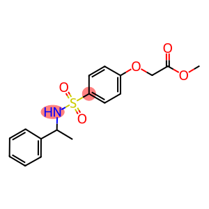 methyl (4-{[(1-phenylethyl)amino]sulfonyl}phenoxy)acetate