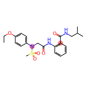 2-({[4-ethoxy(methylsulfonyl)anilino]acetyl}amino)-N-isobutylbenzamide