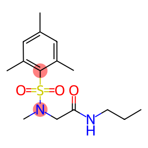 2-[(mesitylsulfonyl)(methyl)amino]-N-propylacetamide