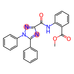 methyl 2-{[(1,5-diphenyl-1H-1,2,4-triazol-3-yl)carbonyl]amino}benzoate