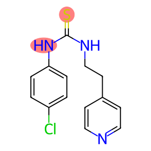 N-(4-chlorophenyl)-N'-[2-(4-pyridinyl)ethyl]thiourea