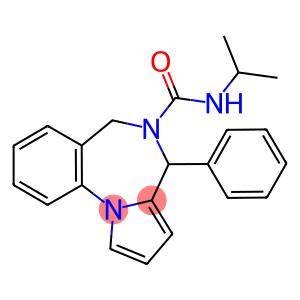 N-isopropyl-4-phenyl-4H-pyrrolo[1,2-a][1,4]benzodiazepine-5(6H)-carboxamide