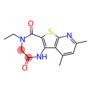 4-ethyl-8,10-dimethyl-3,4-dihydro-1H-pyrido[3',2':4,5]thieno[3,2-e][1,4]diazepine-2,5-dione