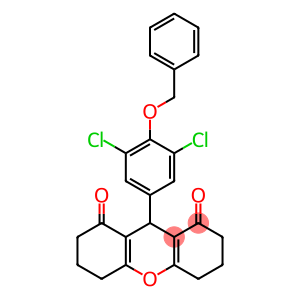 9-[4-(benzyloxy)-3,5-dichlorophenyl]-3,4,5,6,7,9-hexahydro-1H-xanthene-1,8(2H)-dione