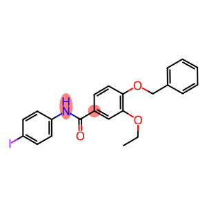 4-(benzyloxy)-3-ethoxy-N-(4-iodophenyl)benzamide