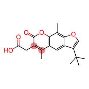 2-(3-叔丁基-5,9-二甲基-7-氧代-呋喃[3,2-G]苯并吡喃-6-基)乙酸