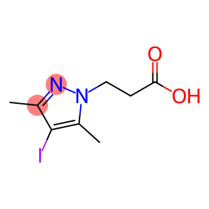 3-(4-碘-3,5-二甲基-1H-吡唑-1-基)丙酸