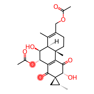 (1S,2S)-10'β-Acetoxy-7'-acetoxymethyl-4'b,5',6',8'aβ,9',10'-hexahydro-3'β,9'α-dihydroxy-2,4'bα,8'-trimethylspiro[cyclopropane-1,2'(1'H)-phenanthrene]-1',4'(3'H)-dione