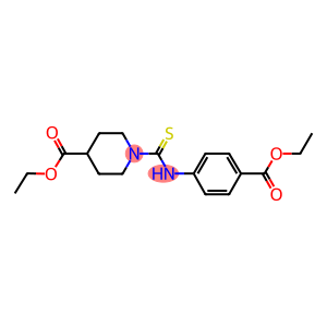 ethyl 1-{[4-(ethoxycarbonyl)anilino]carbothioyl}-4-piperidinecarboxylate