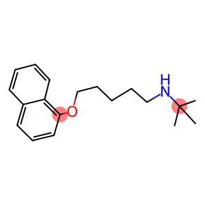 N-(tert-butyl)-N-[5-(1-naphthyloxy)pentyl]amine