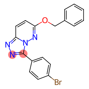 benzyl 3-(4-bromophenyl)[1,2,4]triazolo[4,3-b]pyridazin-6-yl ether