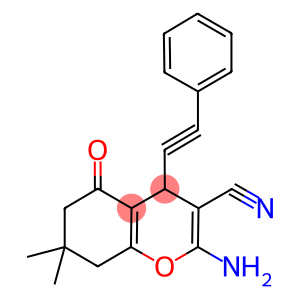 2-amino-7,7-dimethyl-5-oxo-4-(phenylethynyl)-5,6,7,8-tetrahydro-4H-chromene-3-carbonitrile