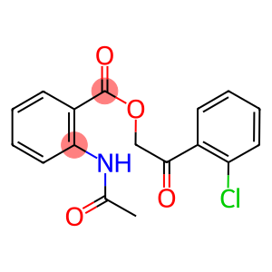 2-(2-chlorophenyl)-2-oxoethyl 2-(acetylamino)benzoate