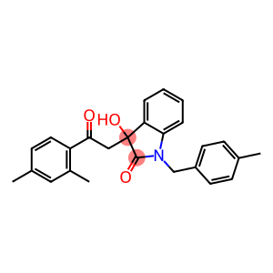 3-[2-(2,4-dimethylphenyl)-2-oxoethyl]-3-hydroxy-1-(4-methylbenzyl)-1,3-dihydro-2H-indol-2-one