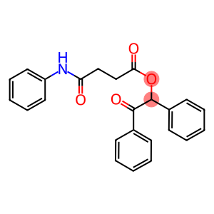 2-oxo-1,2-diphenylethyl 4-anilino-4-oxobutanoate