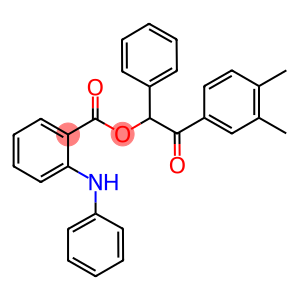 2-(3,4-dimethylphenyl)-2-oxo-1-phenylethyl 2-anilinobenzoate