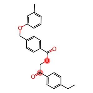 2-(4-ethylphenyl)-2-oxoethyl 4-[(3-methylphenoxy)methyl]benzoate